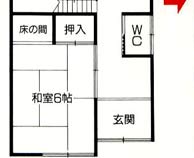 八尾市・Ｏ氏邸　リフォーム前平面図　（クリックで詳細がご覧になれます）